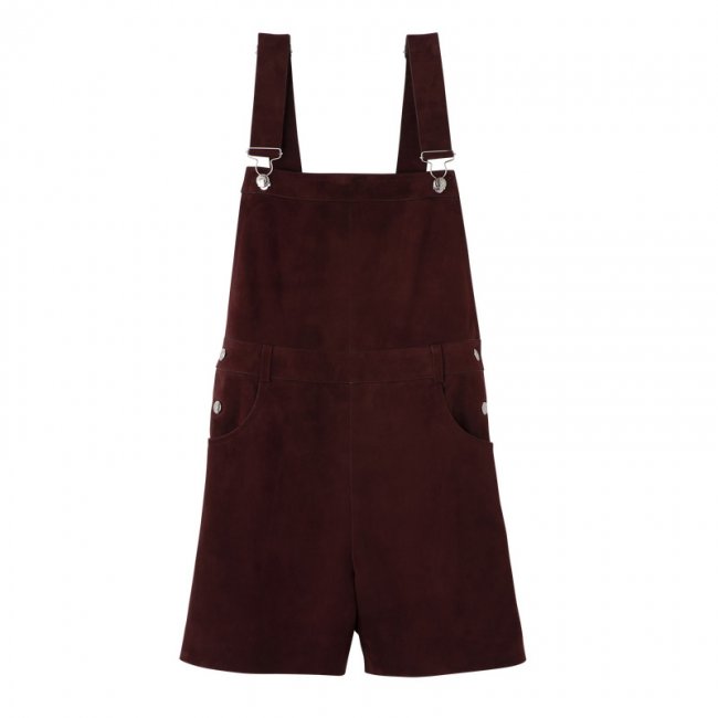 Longchamp Women's Jumpsuit Eggplant - Leather | Eggplant