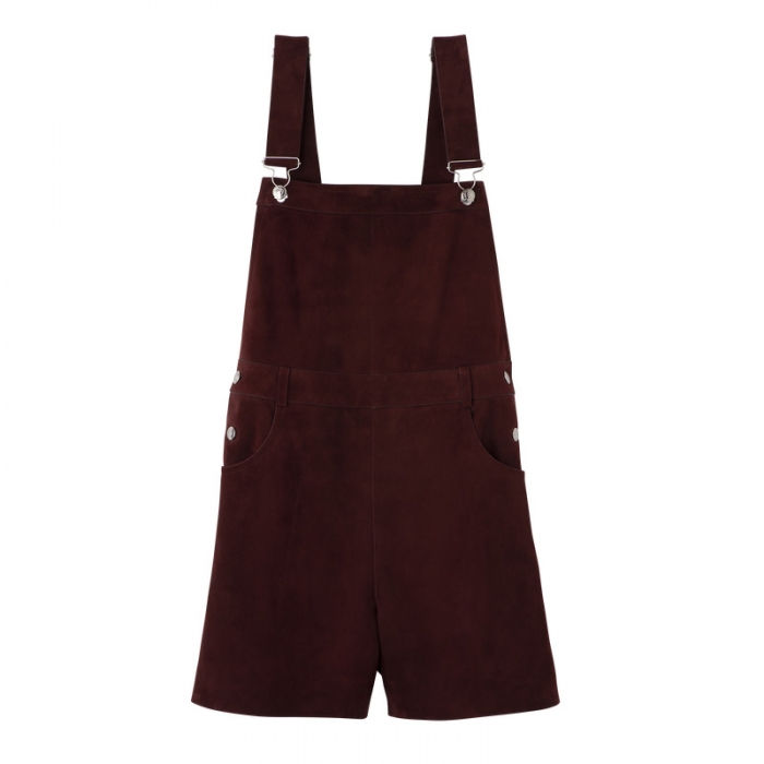 Longchamp Women's Jumpsuit Eggplant - Leather | Eggplant