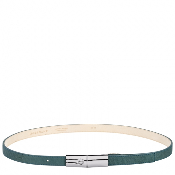 Longchamp Women's Le Roseau Ladies' belt Cedar - Leather | Cedar