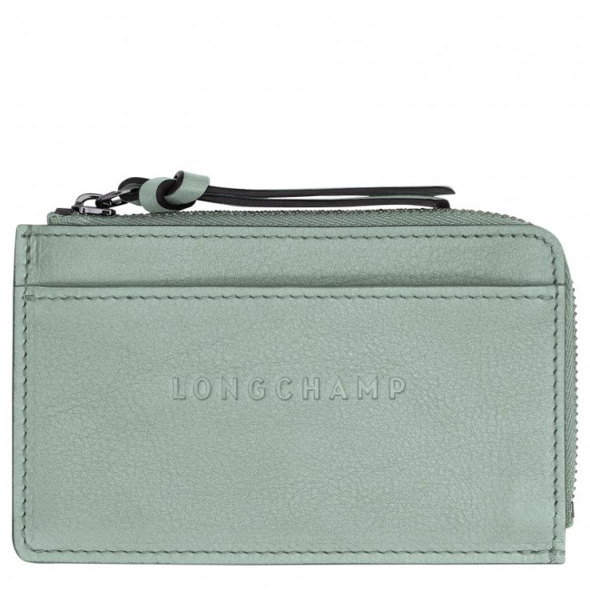Longchamp Women's 3D Card holder Vervain - Leather | Vervain