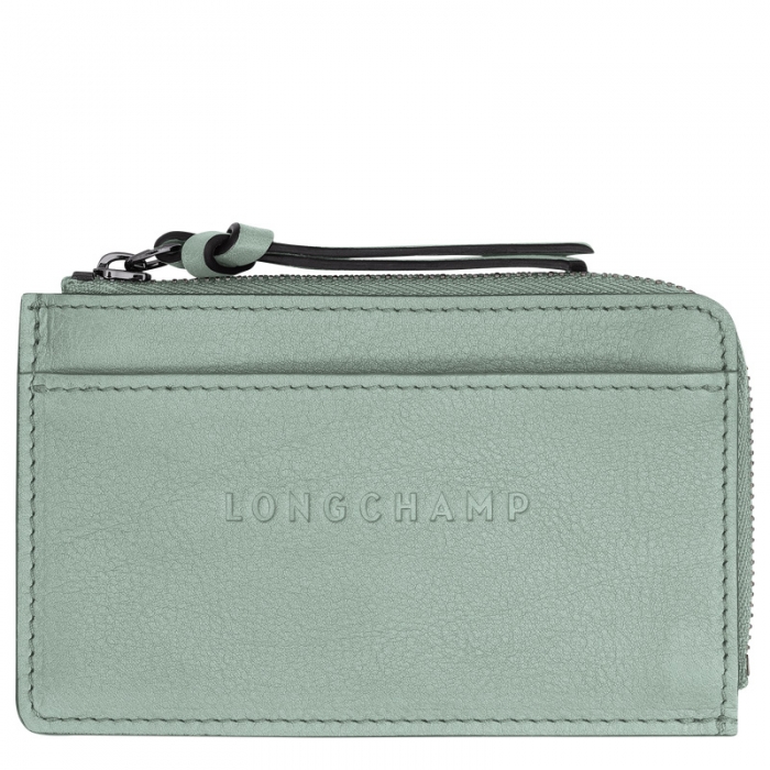 Longchamp Women's 3D Card holder Vervain - Leather | Vervain