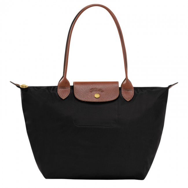 Longchamp Women's Le Pliage Original M Tote bag Black - Recycled canvas | Black
