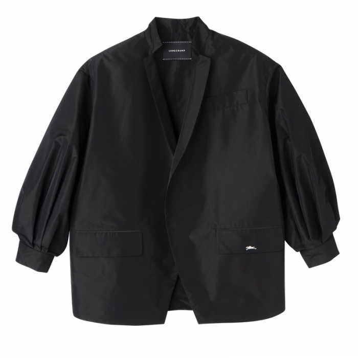 Longchamp Women's Kimono jacket Black - Technical taffeta | Black