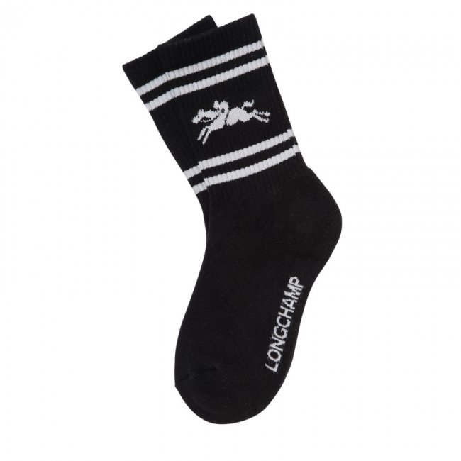 Longchamp Women's Socks Black - Knit | Black