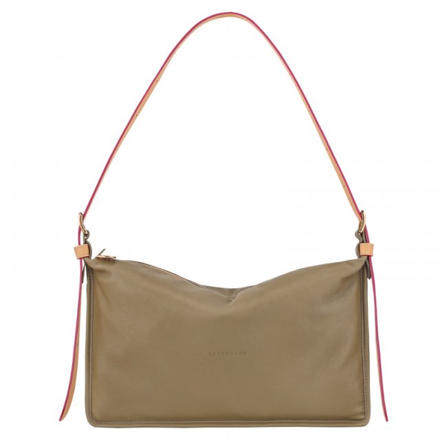 Longchamp Women's Smoothie M Crossbody bag Artichoke - Leather | Artichoke