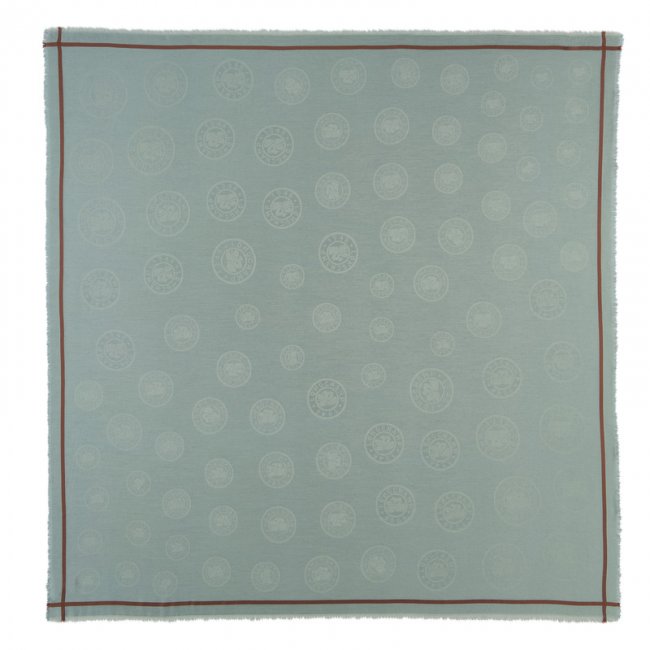 Longchamp Men's La Médaille Shawl Vervain - Cotton blend | Vervain