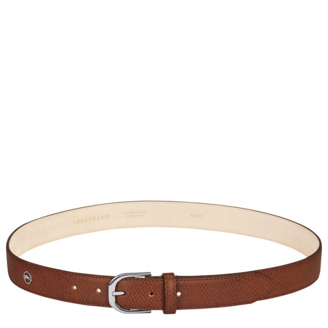 Longchamp Women's Le Pliage Ladies' Belt Cognac - Leather | Cognac