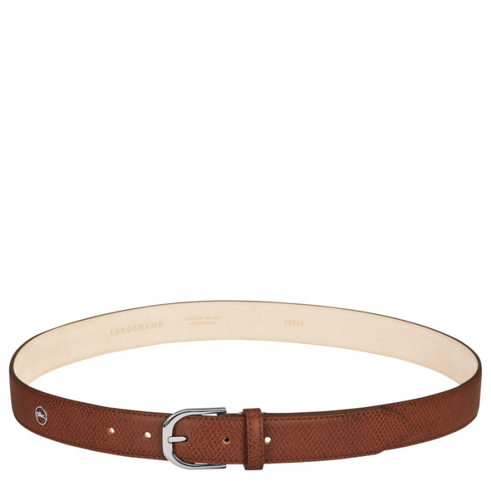 Longchamp Women's Le Pliage Ladies' Belt Cognac - Leather | Cognac