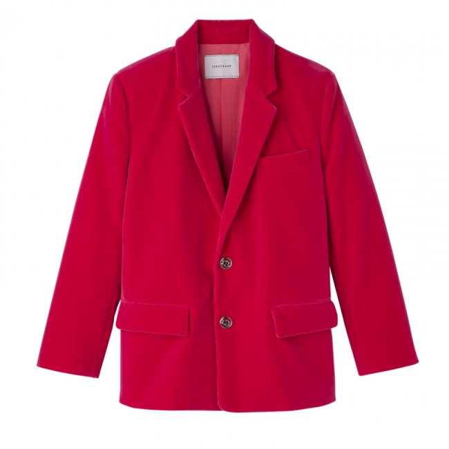 Longchamp Women's Jacket Pink - Velvet | Pink