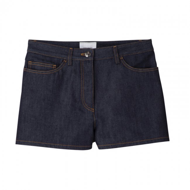 Longchamp Women's Shorts Midnight Blue - Denim | Midnight Blue