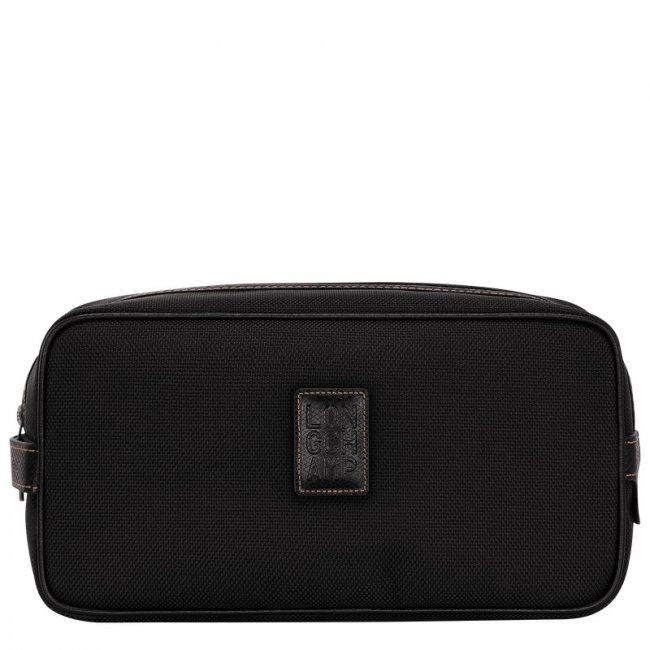 Longchamp Women's Boxford Toiletry case Black - Recycled canvas | Black