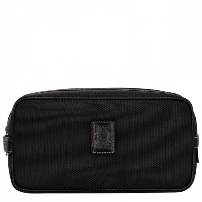Longchamp Women's Boxford Toiletry case Black - Recycled canvas | Black
