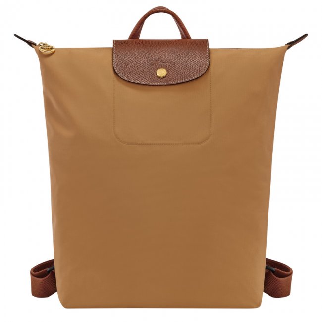 Longchamp Men's Le Pliage Original M Backpack Fawn - Canvas | Fawn