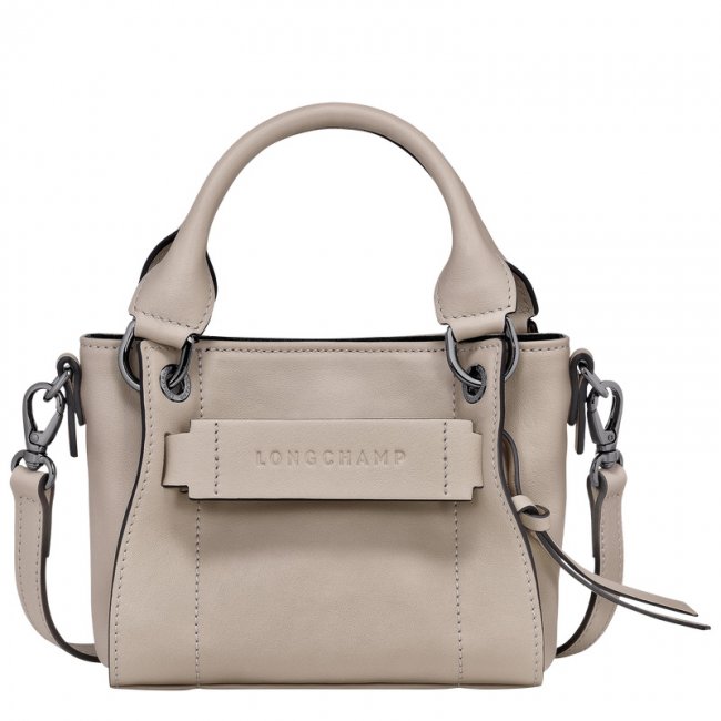 Longchamp Women's 3D XS Handbag Clay - Leather | Clay