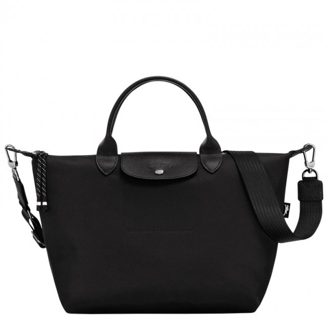 Longchamp Men's Le Pliage Energy L Handbag Black - Recycled canvas | Black