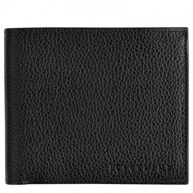 Longchamp Women's Le Foulonné Wallet Black - Leather | Black
