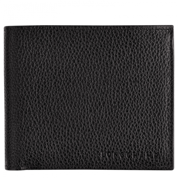 Longchamp Women's Le Foulonné Wallet Black - Leather | Black