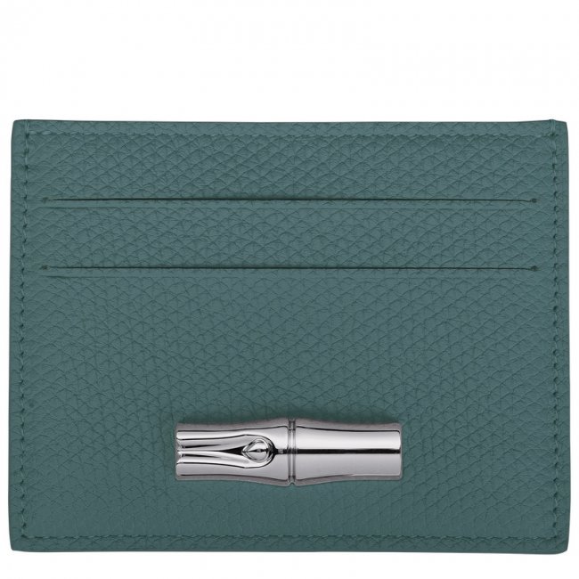 Longchamp Women's Le Roseau Card holder Cedar - Leather | Cedar