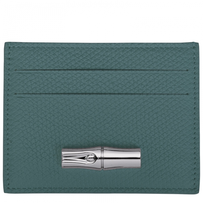 Longchamp Women's Le Roseau Card holder Cedar - Leather | Cedar