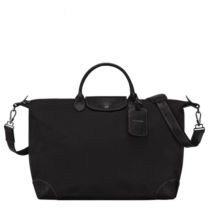 Longchamp Women's Boxford L Travel bag Black - Recycled canvas | Black