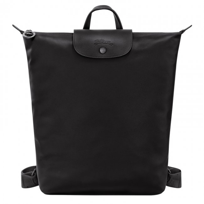 Longchamp Men's Le Pliage Xtra M Backpack Black - Leather | Black