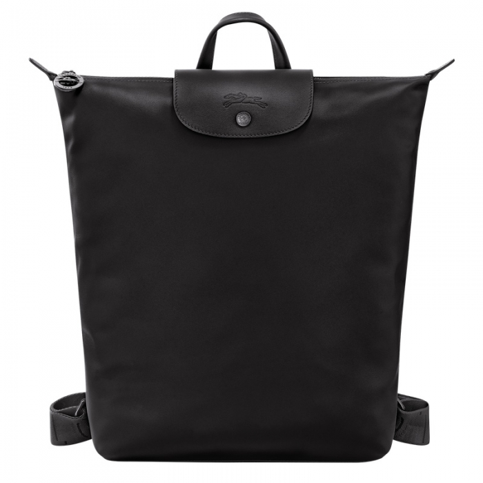 Longchamp Men's Le Pliage Xtra M Backpack Black - Leather | Black