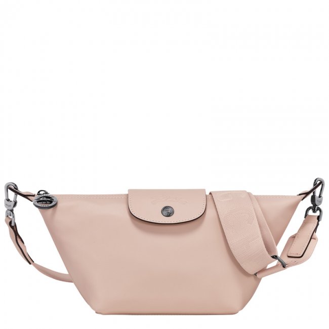 Longchamp Men's Le Pliage Xtra XS Crossbody bag Nude - Leather | Nude