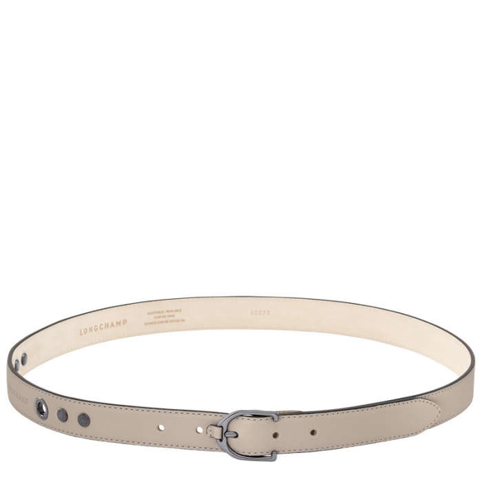 Longchamp Women's 3D Ladies' belt Clay - Leather | Clay