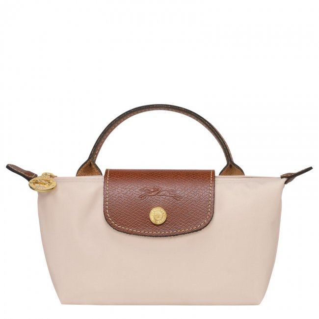 Longchamp Women's Le Pliage Original Pouch with handle Paper - Recycled canvas | Paper