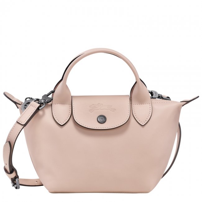 Longchamp Women's Le Pliage Xtra XS Handbag Nude - Leather | Nude
