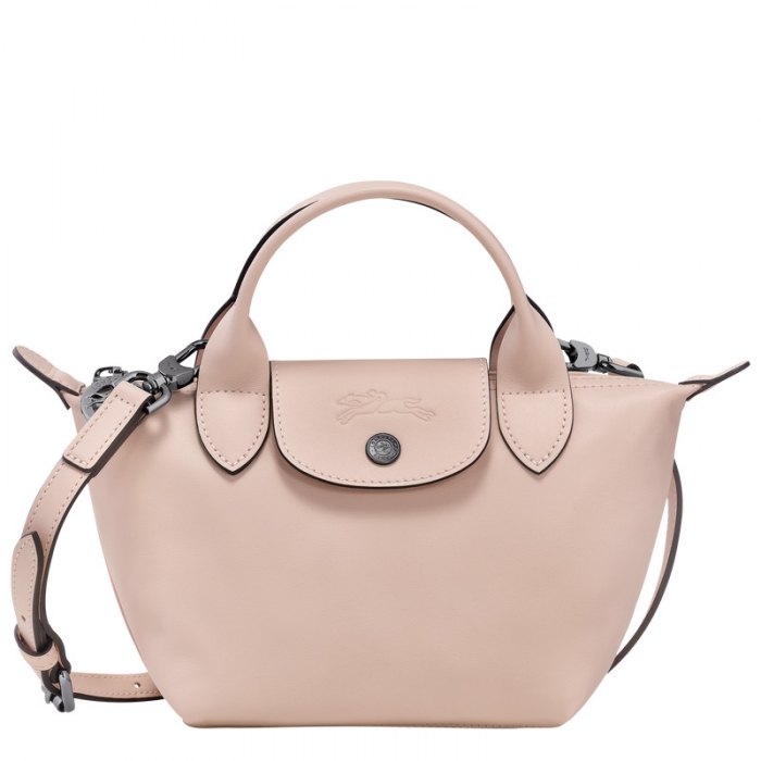 Longchamp Women's Le Pliage Xtra XS Handbag Nude - Leather | Nude