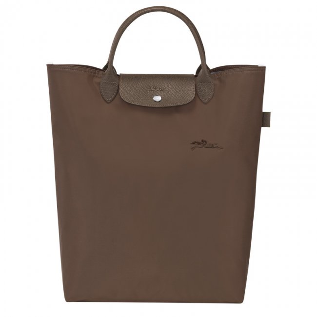 Longchamp Men's Le Pliage Green M Tote bag Terra - Canvas | Terra