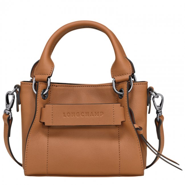 Longchamp Women's 3D XS Handbag Natural - Leather | Natural