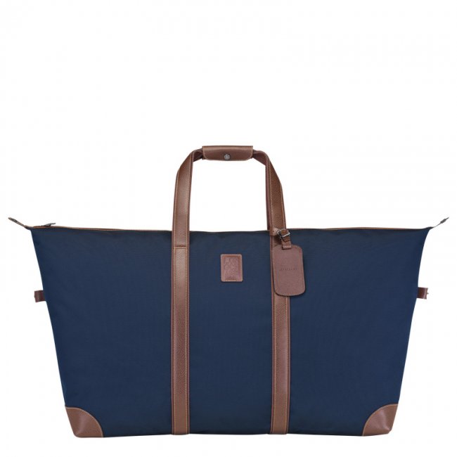 Longchamp Women's Boxford XL Travel bag Blue - Recycled canvas | Blue