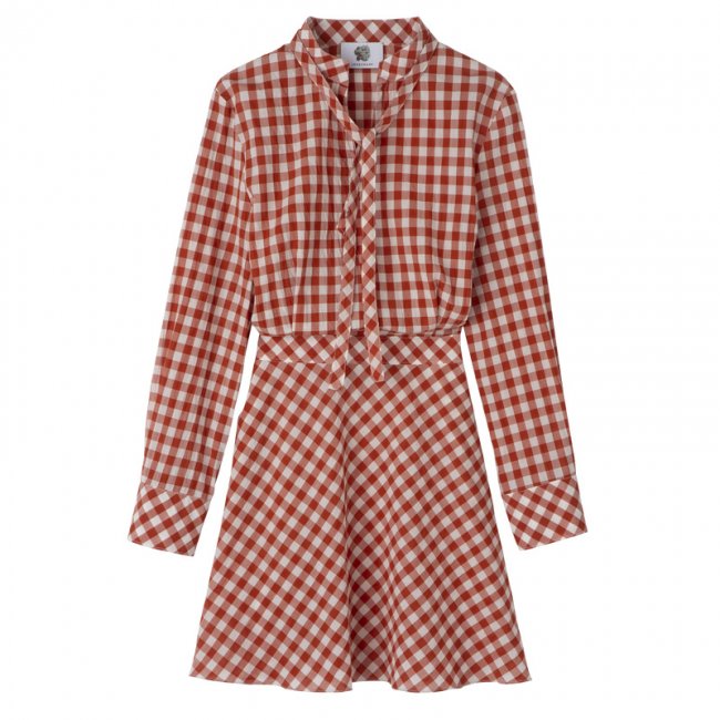 Longchamp Women's Dress Bark - Vichy jacquard | Bark