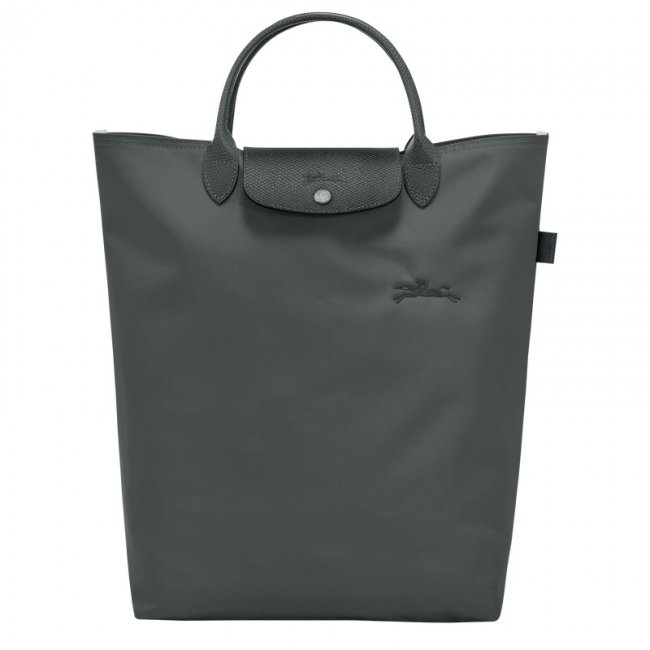 Longchamp Women's Le Pliage Green M Tote bag Graphite - Canvas | Graphite