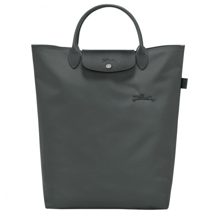 Longchamp Women's Le Pliage Green M Tote bag Graphite - Canvas | Graphite
