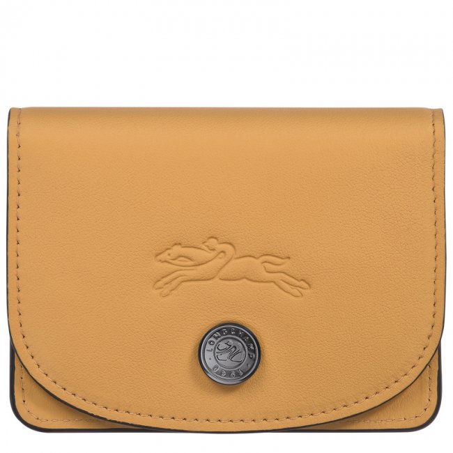 Longchamp Women's Le Pliage Xtra Card holder Honey - Leather | Honey