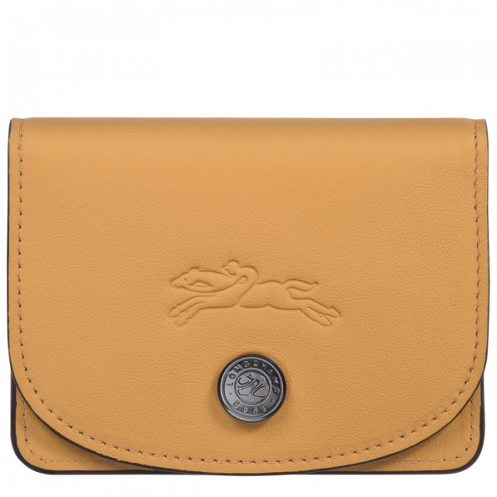 Longchamp Women's Le Pliage Xtra Card holder Honey - Leather | Honey
