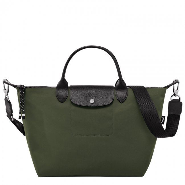 Longchamp Men's Le Pliage Energy L Handbag Khaki - Recycled canvas | Khaki