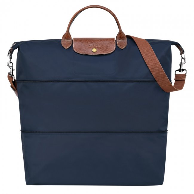 Longchamp Women's Le Pliage Original Travel bag expandable Navy - Recycled canvas | Navy