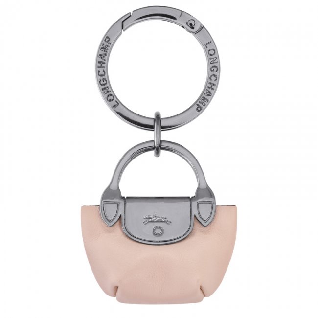 Longchamp Men's Le Pliage Xtra Key ring Nude - Leather | Nude