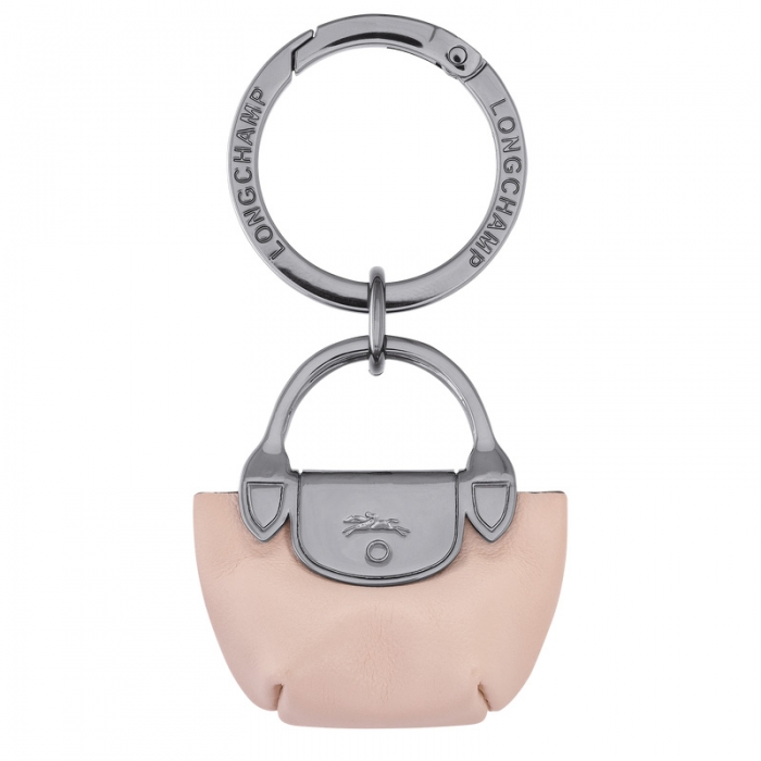 Longchamp Men's Le Pliage Xtra Key ring Nude - Leather | Nude