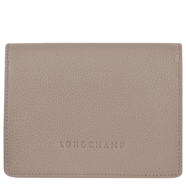 Longchamp Men's Le Foulonné Wallet Turtledove - Leather | Turtledove