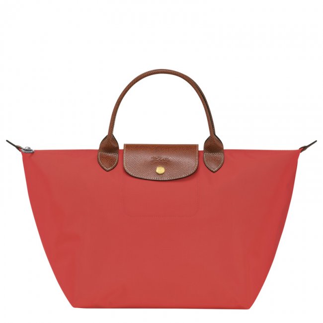 Longchamp Women's Le Pliage Original M Handbag Tomato - Recycled canvas | Tomato