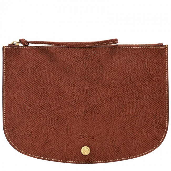 Longchamp Women's Épure Pouch Brown - Leather | Brown