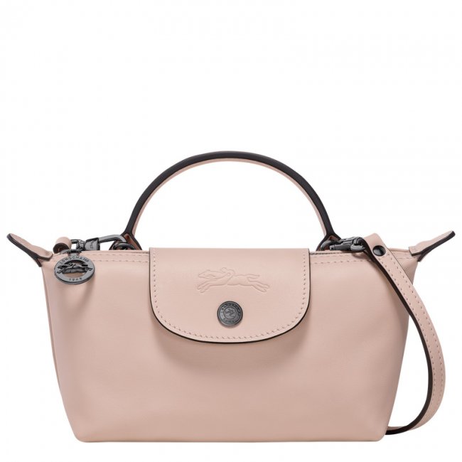 Longchamp Women's Le Pliage Xtra XS Pouch Nude - Leather | Nude