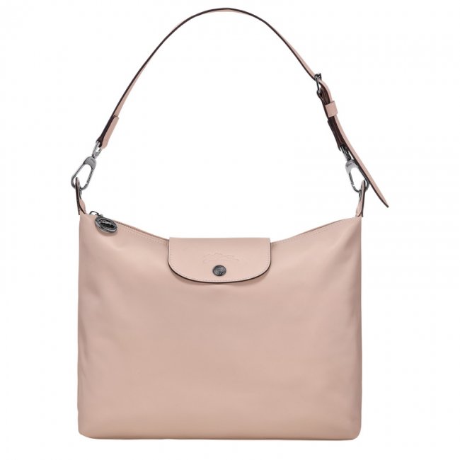 Longchamp Women's Le Pliage Xtra M Hobo bag Nude - Leather | Nude