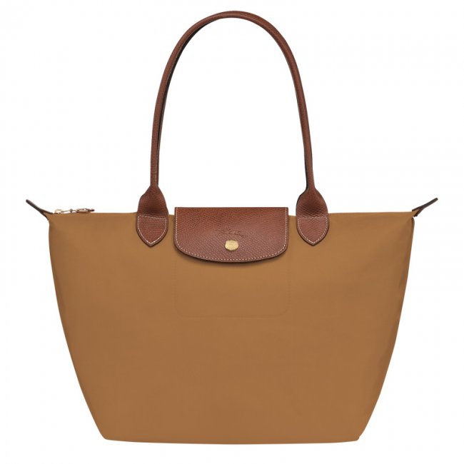 Longchamp Women's Le Pliage Original M Tote bag Fawn - Recycled canvas | Fawn