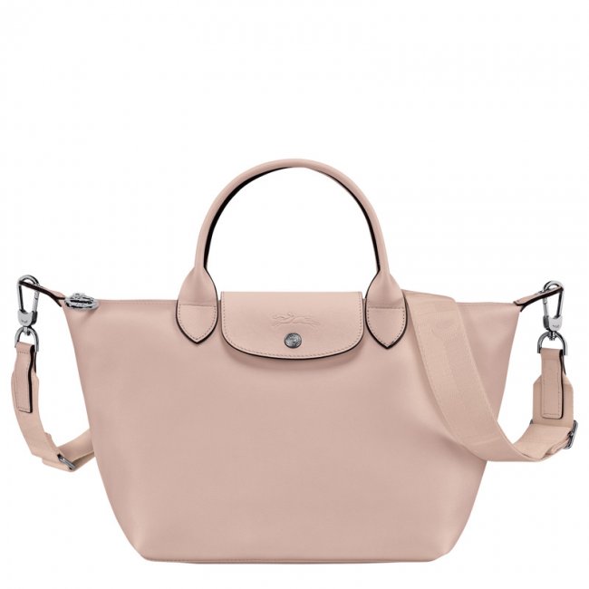 Longchamp Women's Le Pliage Xtra S Handbag Nude - Leather | Nude